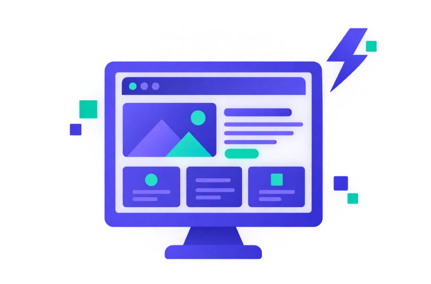 Illustration d'un écran affichant un site web