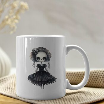 Mug fille squelette